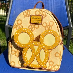 Disney Pretzel Loungefly Mini Backpack